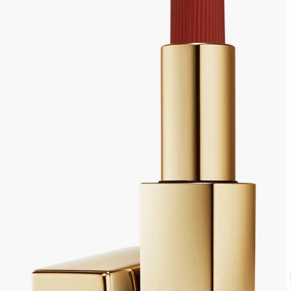 Estee Lauder Gold Case Lipstick - Vibrant Red
